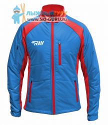 Куртка утеплённая RAY, модель Outdoor (Unisex), цвет синий/красный, размер 62 (6XL)