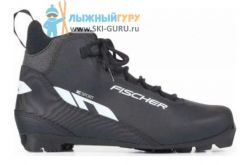 Ботинки лыжные NNN Fischer XC SPORT BLACK (S86222), черный/белый, размер 45