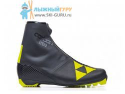 Лыжные ботинки Fischer Carbonlite Classic S10520 NNN (черный/салатовый) 2020-2021 размер EU 41 