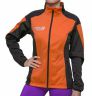 Лыжный разминочный костюм RAY, модель Pro Race (Woman), цвет оранжевый/черный, размер 56 (4XL)