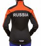 Лыжный разминочный костюм RAY, модель Pro Race (Woman), цвет оранжевый/черный, размер 56 (4XL)