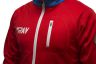 Куртка разминочная RAY, модель Star (Unisex), цвет красный/синий белая молния размер 50 (L)