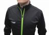 Куртка разминочная RAY, модель Casual (Kid), цвет черный/зеленый, размер 36 (рост 135-140 см)