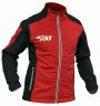 Куртка разминочная RAY, модель Pro Race (Boy), цвет красный/черный, размер 36 (рост 135-140 см)