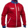 Куртка разминочная RAY, модель Star (Unisex), цвет красный/синий белая молния размер 48 (M)