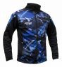 Куртка разминочная RAY, модель Pro Race принт (Kid), синий/черный, размер 40 (рост 146-152 см)