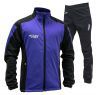 Лыжный костюм RAY, модель Pro Race (Boy), цвет фиолетовый/черный (штаны с кантом), размер 38 (рост 140-146 см)