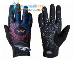 Лыжные перчатки RAY модель Race черные размер XS
