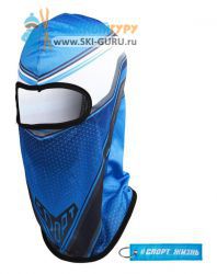 Маска-балаклава, цвет синий, рисунок Спорт, размер 55x45 см