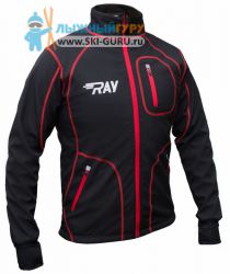 Куртка разминочная RAY, модель Star (Unisex), цвет черный/черный размер 44 (XS)