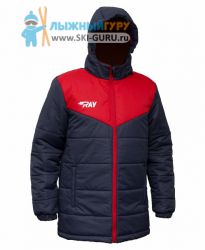 Куртка утеплённая RAY, модель Экип (Kid), цвет темно-синий/красный, размер 36 (рост 135-140 см)