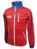 Куртка разминочная RAY, модель Star (Kid), цвет красный/синий белая молния, размер 40 (рост 146-152 см)