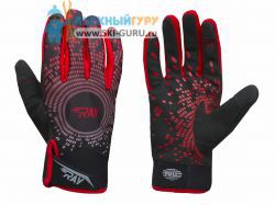 Лыжные перчатки RAY модель Race красные размер L