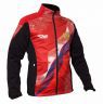 Разминочная куртка RAY, модель Pro Race принт (Man), красный размер 46 (S)