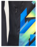Лыжная разминочная куртка RAY, модель Pro Race принт (Man), цвет черный/синий, рисунок Призма, размер 46 (S)