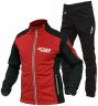 Лыжный разминочный костюм RAY, модель Pro Race (Man), цвет красный/черный размер 42 (XXS)