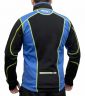Куртка разминочная RAY, модель Star (Unisex), цвет черный/синий желтый шов размер 54 (XXL)