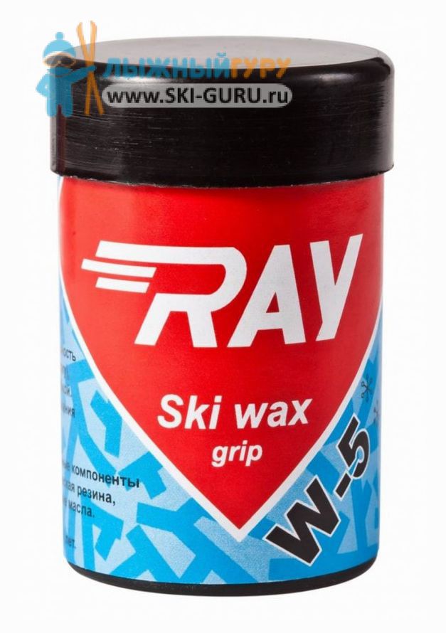 Синтетическая лыжная мазь RAY W-5 голубая 35 грамм