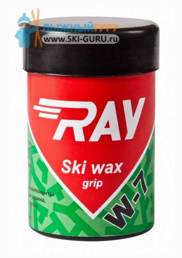 Синтетическая лыжная мазь RAY W-7 зеленая 35 грамм