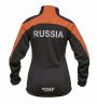 Куртка разминочная RAY, модель Pro Race (Woman), цвет оранжевый/черный, размер 44 (S)