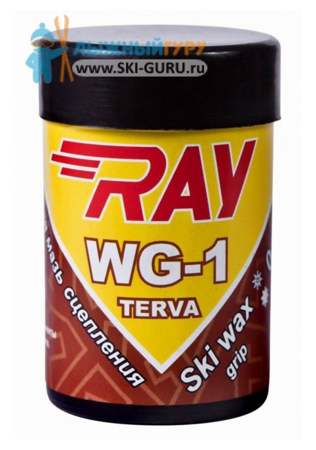 Смоляная лыжная мазь RAY WG-1 желтая 35 грамм