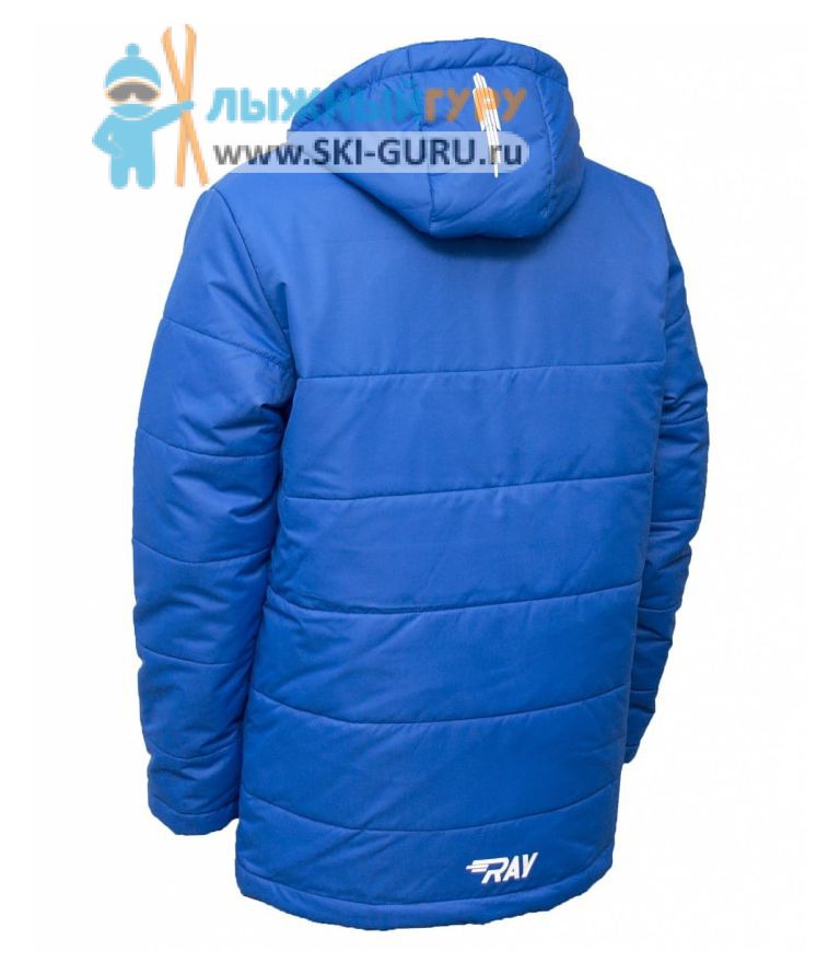 Куртка утеплённая RAY, модель Классик (Kid), цвет синий, размер 34 (рост 128-134 см)
