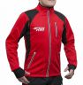 Куртка разминочная RAY, модель Star (Unisex), цвет красный/черный размер 48 (M)