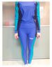 Лыжный гоночный комбинезон RAY, модель Race (Unisex), цвет синий/бирюзовый/темно-синий, размер 48 (M)
