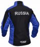 Лыжный разминочный костюм RAY, модель Race (Unisex), цвет черный/синий размер 46 (S)