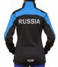 Куртка разминочная RAY, модель Pro Race (Girl), цвет синий/черный, размер 38 (рост 140-146 см)