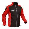 Куртка разминочная RAY, модель Race (Unisex), цвет черный/красный размер 48 (M)