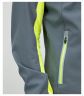 Куртка разминочная RAY WS модель FAVORIT (Men) серый/лимон, молния лимон, размер 50