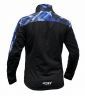 Куртка разминочная RAY, модель Pro Race принт (Man), цвет черный/синий, размер 46 (S)