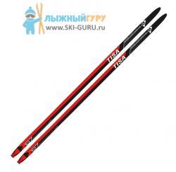 Беговые лыжи Tisa Race Cap SKATING (черный/красный), 182 см 