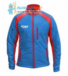 Куртка утепленная RAY, модель Outdoor (Unisex), цвет синий/красный, размер 52 (XL)
