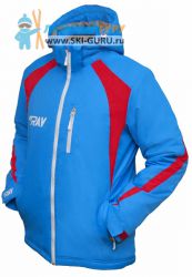 Куртка утеплённая RAY, модель Патриот (Unisex), цвет синий/красный, размер 42 (XXS)