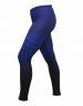 Спортивные лосины беговые компрессионные RAY, (Woman), принт Динамика синий, размер 52 (XXL)