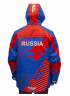 Куртка утепленная RAY, модель Патриот (Unisex), цвет синий/красный, рисунок Красные вставки, размер 48 (M)