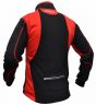 Куртка разминочная RAY, модель Star (Unisex), цвет черный/красный красный шов размер 46 (S)