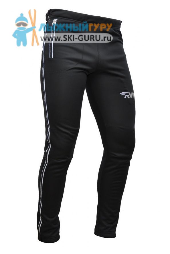 Брюки беговые RAY, модель Run (Unisex), цвет черный размер 54 (XXL)