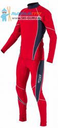 Лыжный гоночный комбинезон RAY, модель Star (Kid), цвет красный/синий, размер 38 (рост 140-146 см)
