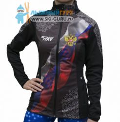 Куртка разминочная RAY, модель Pro Race (Woman) принт, размер 48 (L)