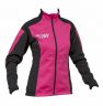 Куртка разминочная RAY, модель Pro Race (Girl), цвет малиновый/черный, размер 40 (рост 146-152 см)