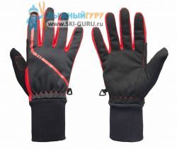 Лыжные перчатки RAY Арктик красный, размер S/8