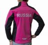 Куртка разминочная RAY, модель Race (Unisex), цвет малиновый/черный размер 54 (XXL)