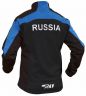 Куртка разминочная RAY, модель Pro Race (Man), цвет черный/синий размер 50 (L)
