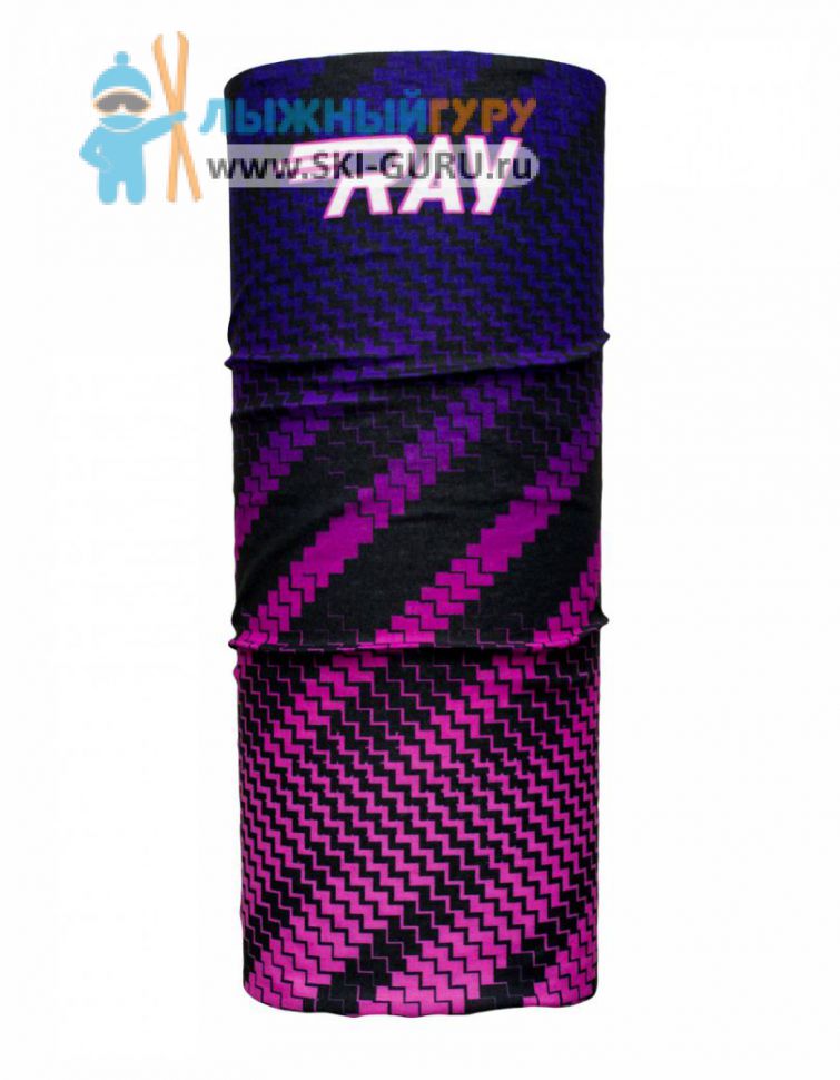 Труба-маска (баф) RAY принт фиолетовый