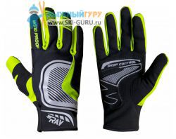 Лыжные перчатки RAY модель Pro зеленый, размер XXL/12