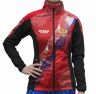 Куртка разминочная RAY, модель Pro Race принт (Woman), красный флаг РФ, размер 44 (S)