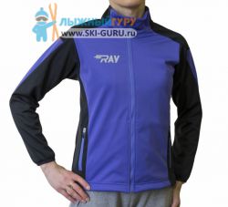 Куртка разминочная RAY, модель Race (Unisex), цвет фиолетовый/черный размер 48 (M)